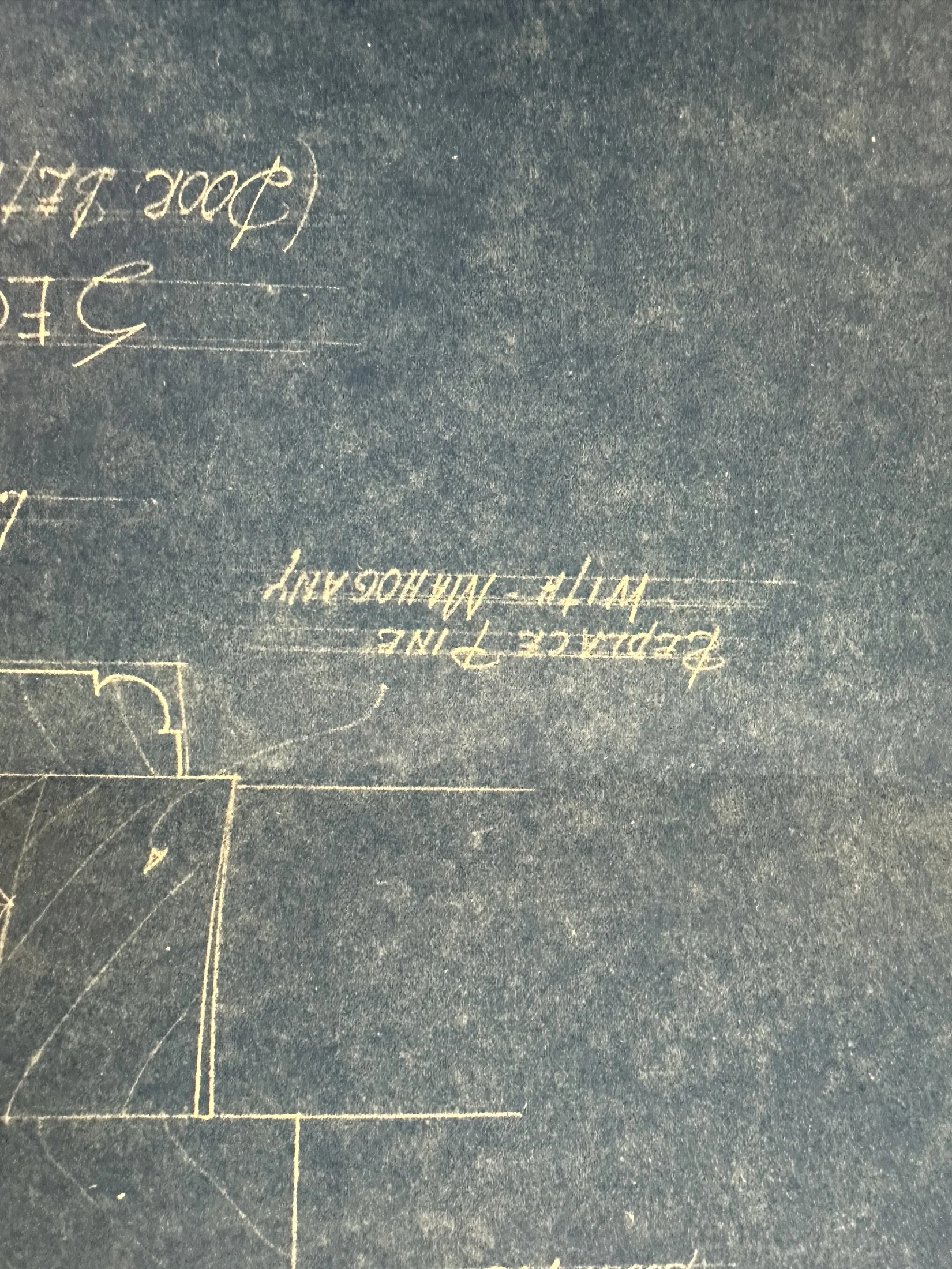 Close-up: door material substitution note