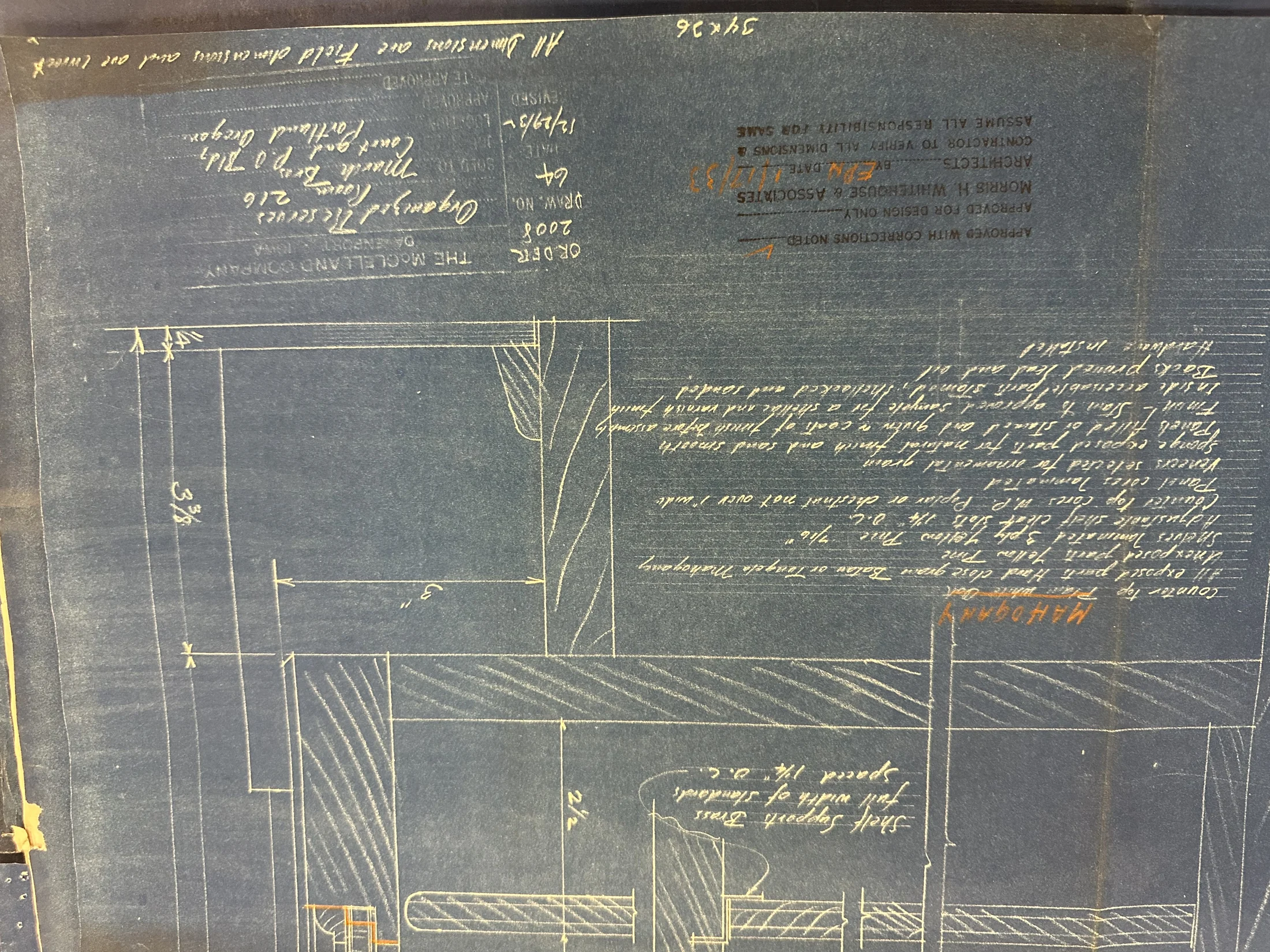 Organized Reserves casework—specification close-up