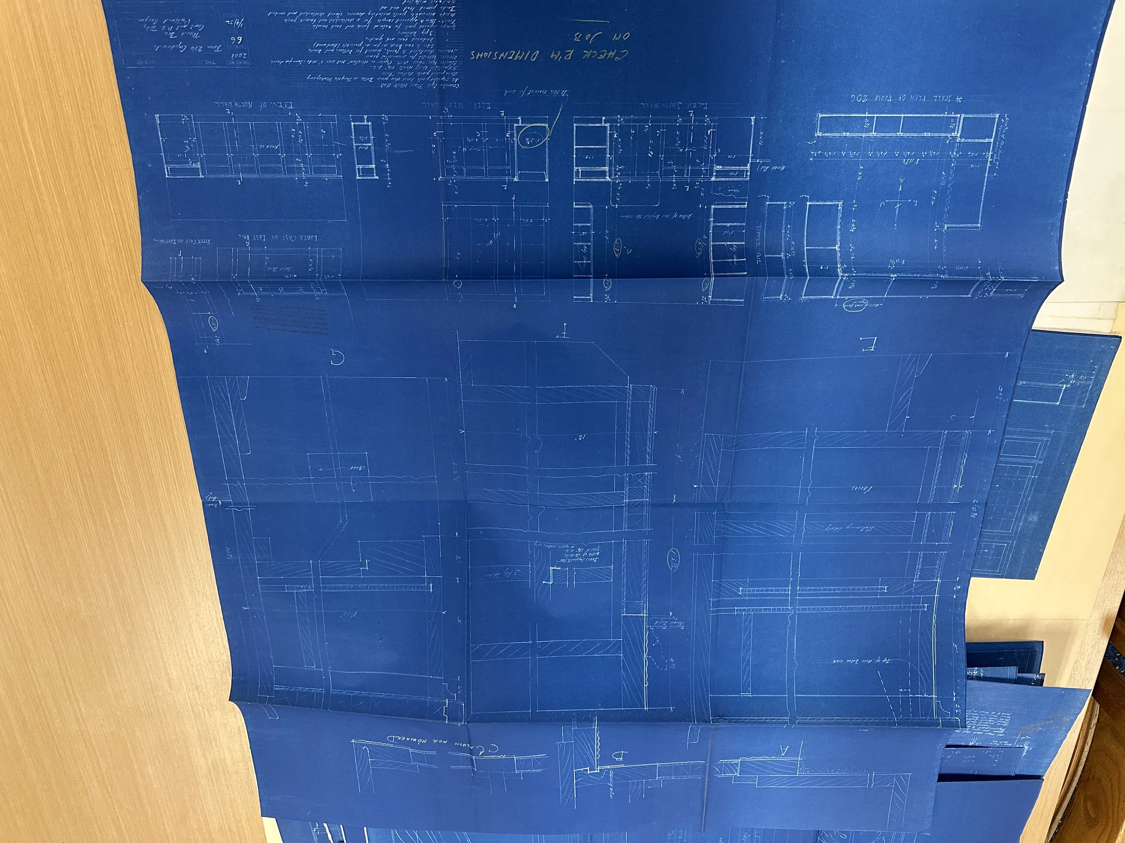 Built-in cases in Room 206