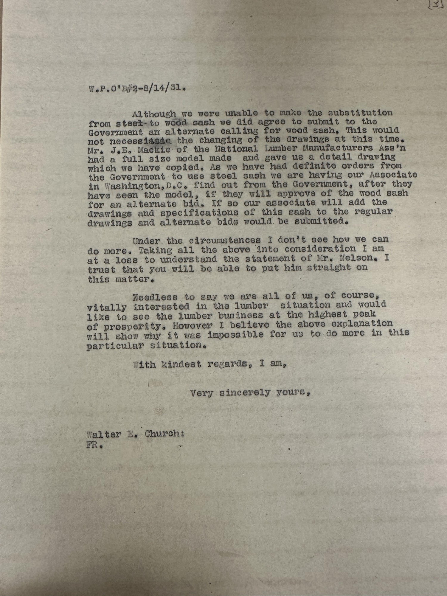 Architects' reply to Astoria Box Co., Aug 14 1931 (page 2)