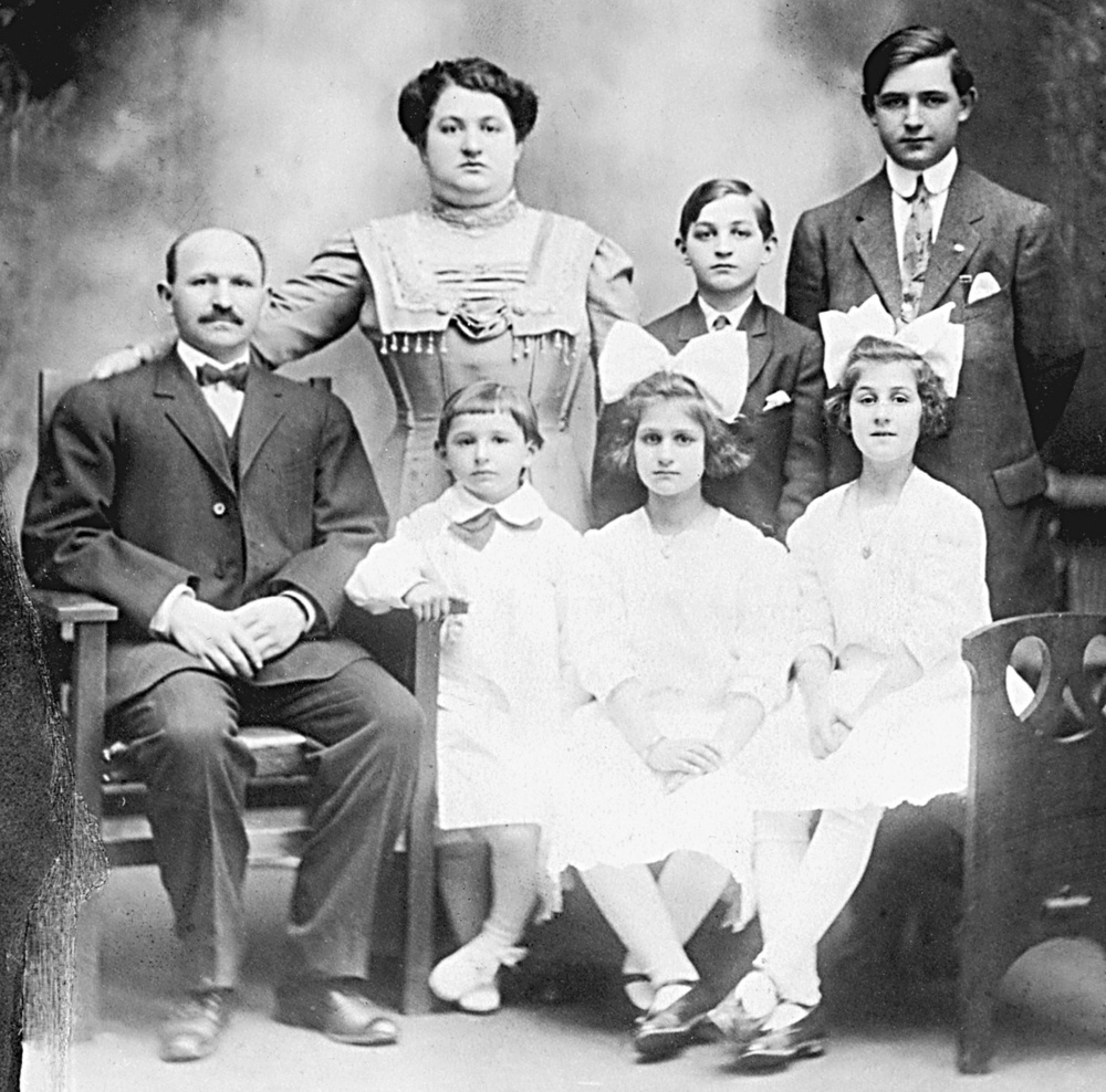 The Solomon family of South Portland, with Gus as a boy
