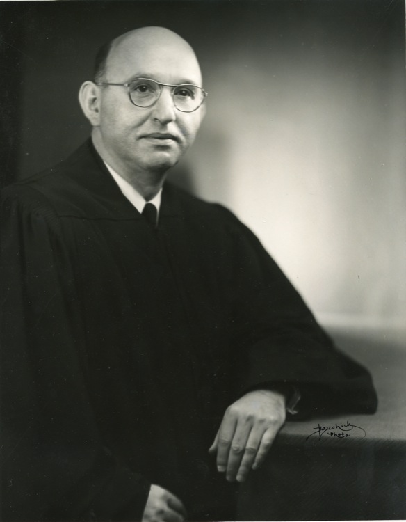 Judge Gus J. Solomon — formal judicial portrait