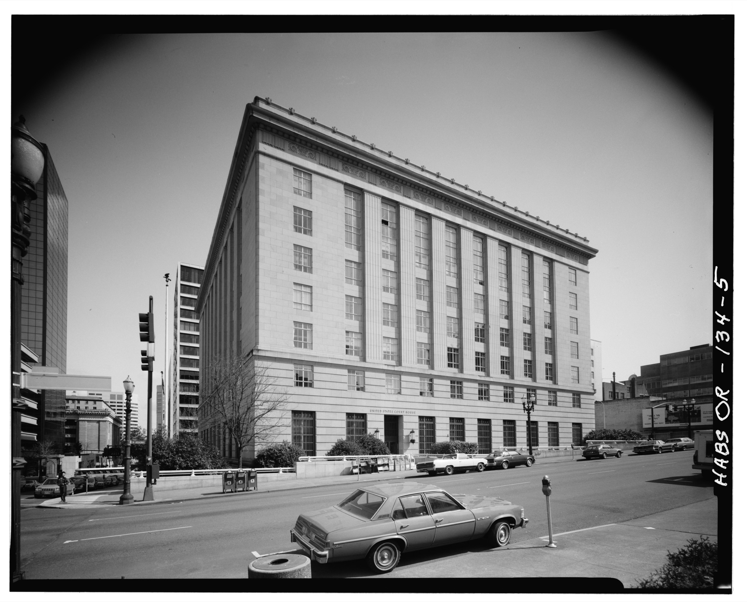 West facade — HABS documentation photograph