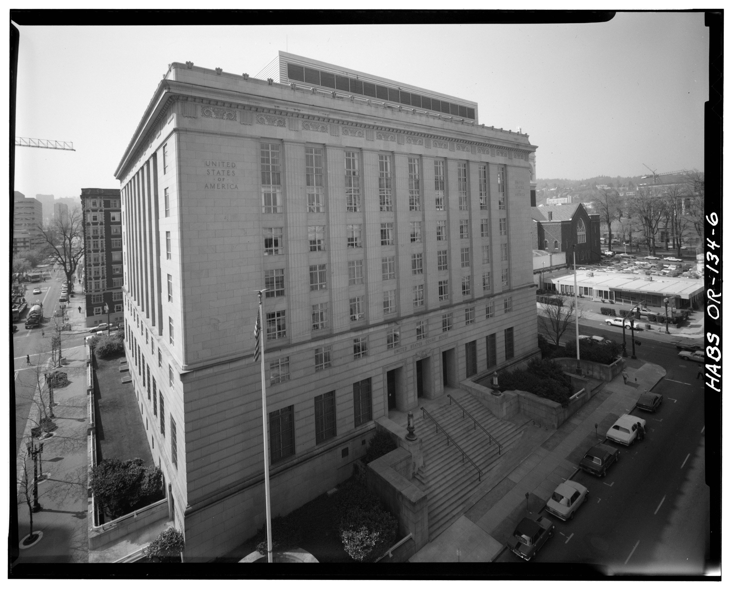 North facade — HABS documentation photograph
