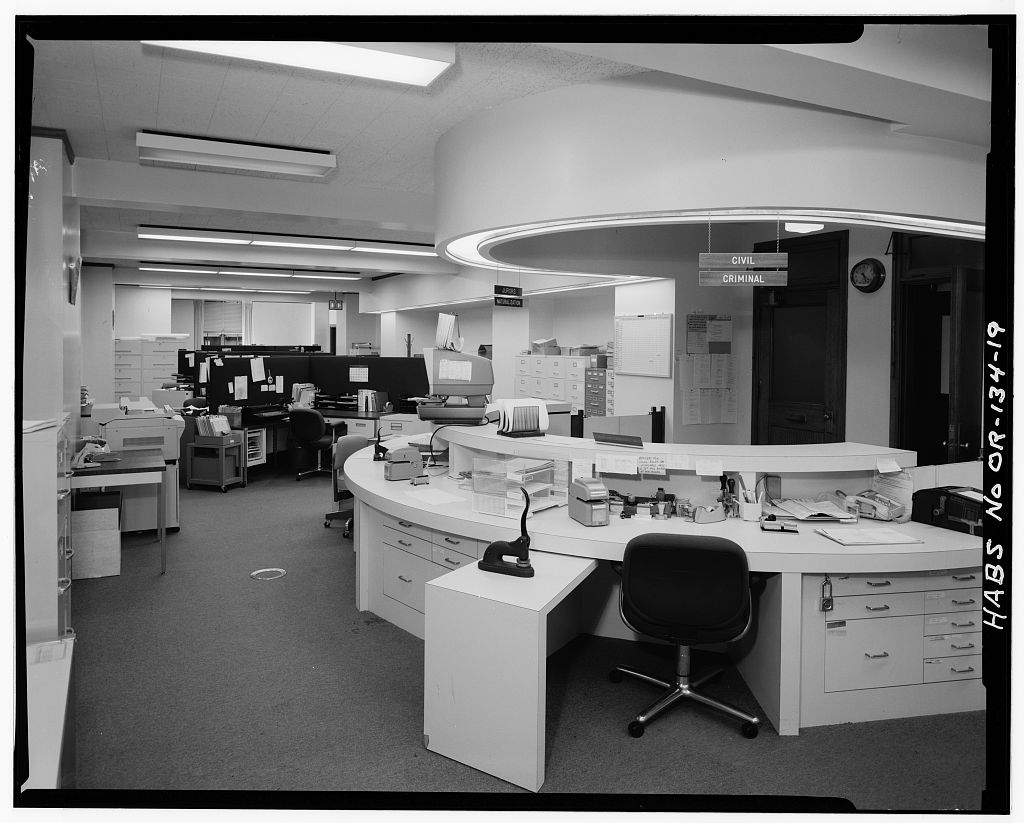 Office, Room 516 — HABS documentation photograph